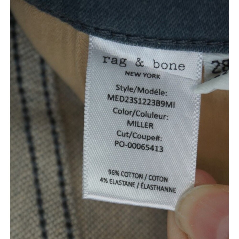 Rag & Bone Men's Jeans Fit 2 Action Loopback Slim Fit Jeans in Miller size 28x32 - Picture 15 of 15